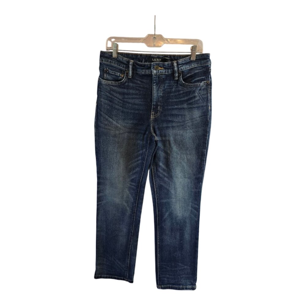 LAUREN RALPH LAUREN CLASSIC 5 POCKET JEANS WOMENS SIZE 8 MEDIUM BLUE WASH COTTON